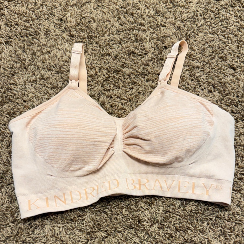 Kindred Bravely Women's Soft Pink Nursing Bra